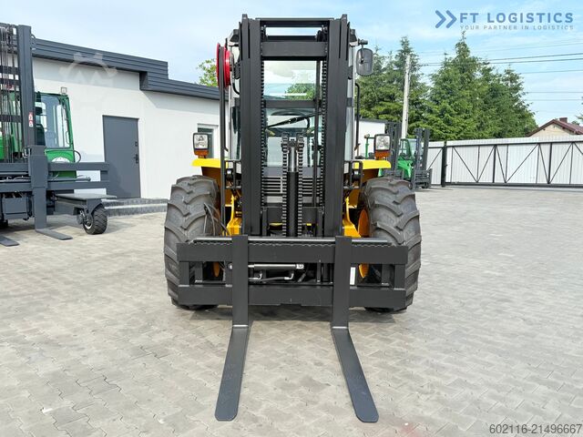 Off-road forklift JCB 940 / TRIPLEX 4500 / FREE-LIFT NEW TIRES