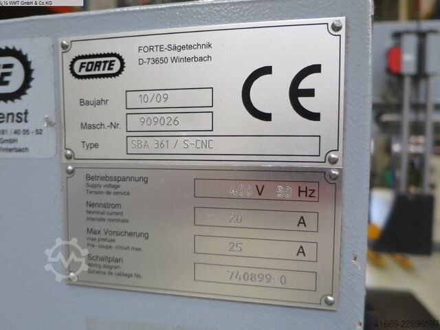 Bandsägeautomat - Horizontal FORTE - VOLLAUTOMAT SBA 361 / S-CNC