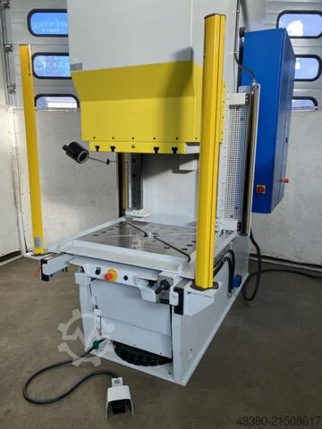 Einständer - Hydraulikpresse mit Ziehkissen, Hydraulische Ziehpresse, Tiefziehpresse, C-Gestell Prod RÖCHER REP 100.01 SZ