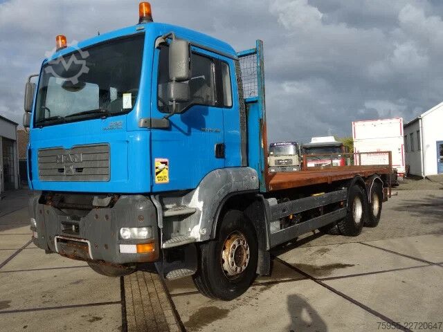 Loading platform MAN TGA 26.350 6X4 OPENBOX,STEELSPRINGS,MANUAL GEARBOX