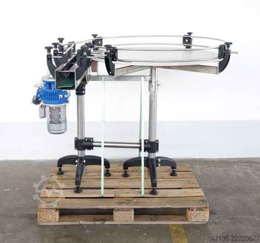 Sammeltisch mit Antrieb - CW (im Uhrzeigersinn)  Antriebsstation mit Abnahmetisch 1000 mm