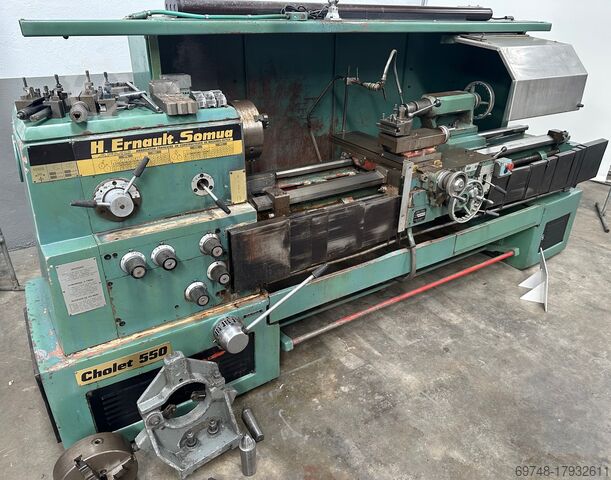 H. Ernault Somua lathe, Cholet 550 model H. Ernault Somua Cholet 550 x 1600mm e.p