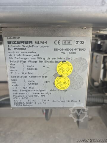 Fleischverarbeitungsmaschine Bizerba GLM-I