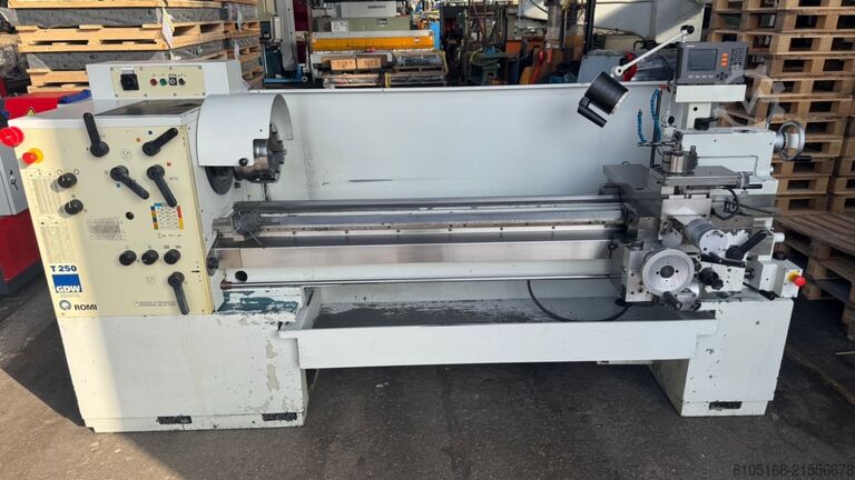 Leit- und Zugspindeldrehmaschine GDW Romi T 250