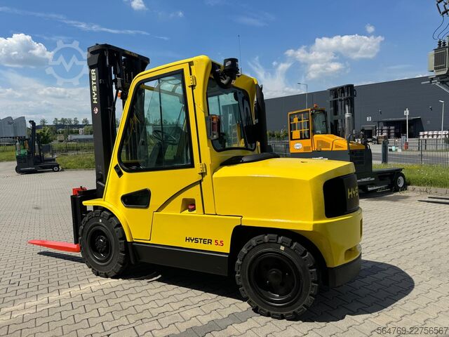 Forklift Hyster H 5.5 XM // Full cabin // Only 6135 hour