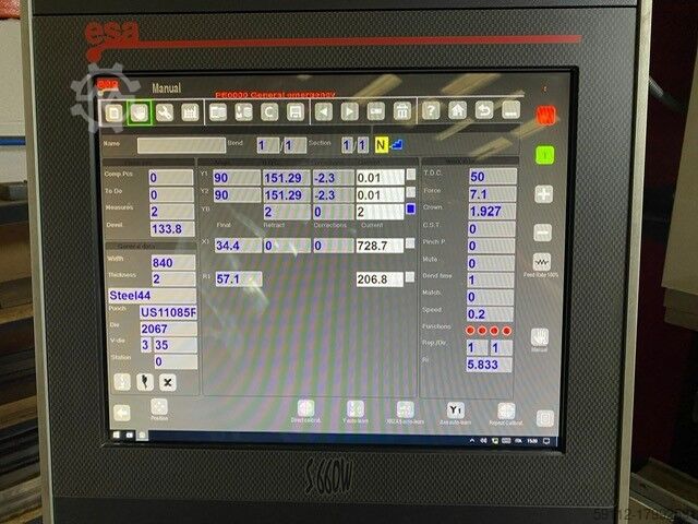 Press brake Morgan Rushworth PBXS CNC 4100320