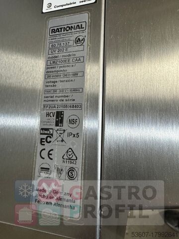 Ultravent hood Rational UV 202E iCombi