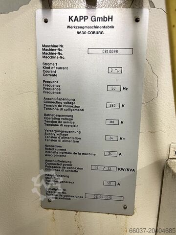 Schleifscheibenabrichtmaschine Kapp CS 200 CNC