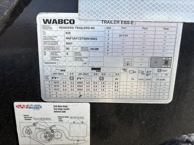 Containertransport Renders 3AFCST08 Multichassis / Extendable / SAF Axles ...