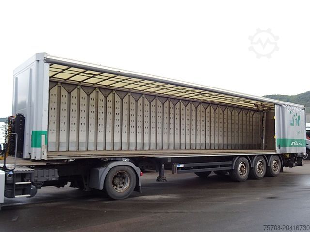 Open semitrailer with tarp KÖGEL 3 Achs Orten SafeServer*2,5 to LBW*BPW*Lift*Zert