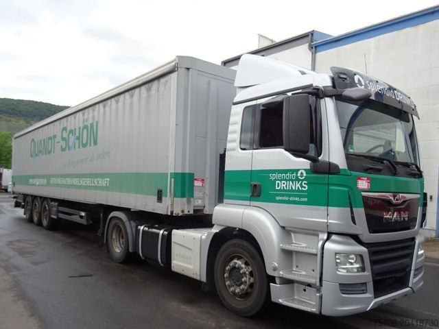 Open semitrailer with tarp KÖGEL 3 Achs Orten SafeServer*2,5 to LBW*BPW*Lift*Zert