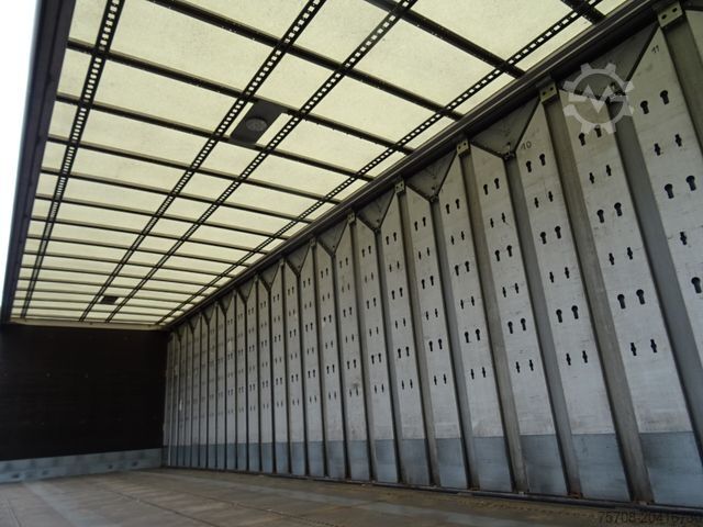 Open semitrailer with tarp KÖGEL 3 Achs Orten SafeServer*2,5 to LBW*BPW*Lift*Zert