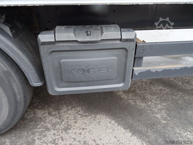 Open semitrailer with tarp KÖGEL 3 Achs Orten SafeServer*2,5 to LBW*BPW*Lift*Zert