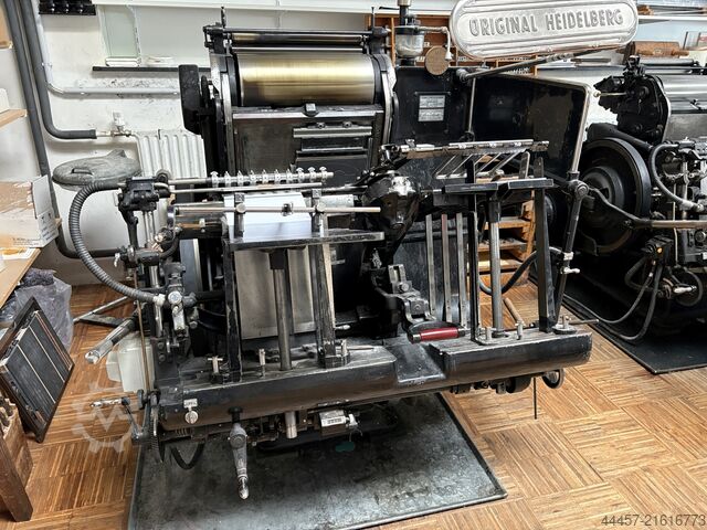 Buchdruckmaschine Heidelberg GT A3