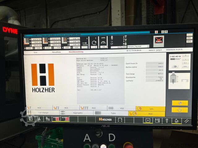 Bearbeitungszentrum HOLZ-HER DYNESTIC 7535