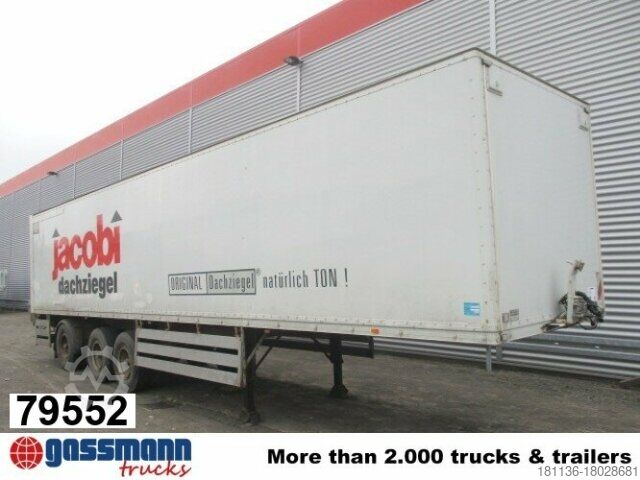 Kofferauflieger Koegel SF 24 Kofferauflieger, gelenkte Achse, Rolltor, 77