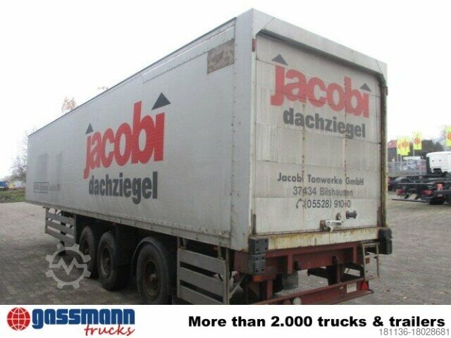 Kofferauflieger Koegel SF 24 Kofferauflieger, gelenkte Achse, Rolltor, 77