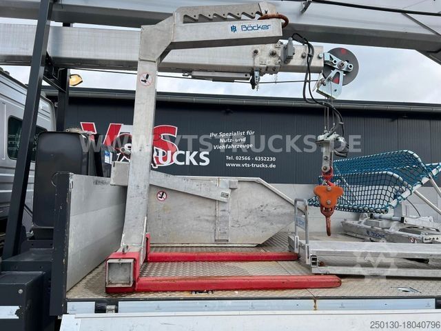Truck mounted crane MERCEDES-BENZ Atego 1223 4x2 Böcker-Dachdeckerkran