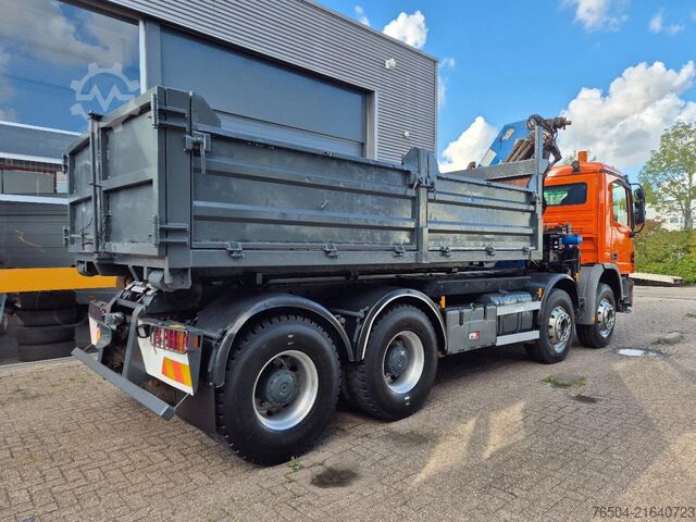 Hook arm system Mercedes-Benz Actros 3241 8X4 Containersysteem/ 20T HMF crane...