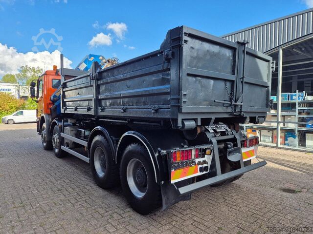 Hook arm system Mercedes-Benz Actros 3241 8X4 Containersysteem/ 20T HMF crane...