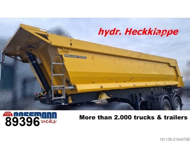 Kipper Auflieger Meiller MHKS 44/2, Halfpipe ca. 25 cbm, hydr. Heckklappe