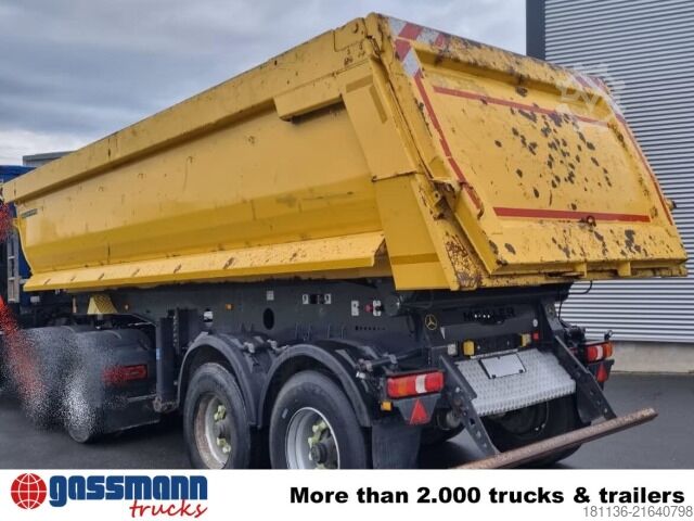 Kipper Auflieger Meiller MHKS 44/2, Halfpipe ca. 25 cbm, hydr. Heckklappe