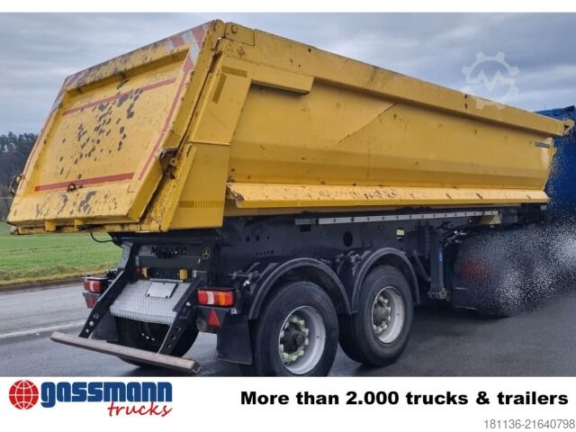 Kipper Auflieger Meiller MHKS 44/2, Halfpipe ca. 25 cbm, hydr. Heckklappe