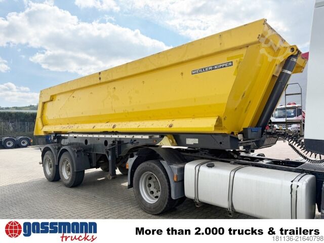 Kipper Auflieger Meiller MHKS 44/2, Halfpipe ca. 25 cbm, hydr. Heckklappe