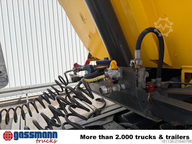 Tipper semitrailer Meiller MHKS 44/2, Stahlmulde ca. 25m³, hydr. Heckklappe