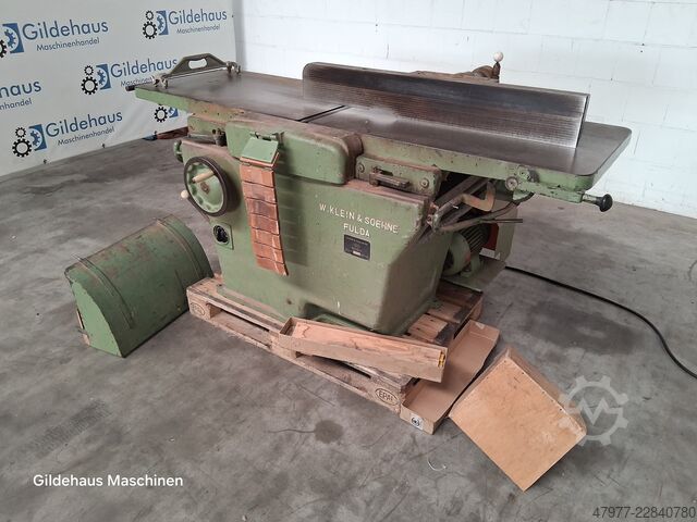 Jointer planer & thickness planer combination Klein & Söhne 