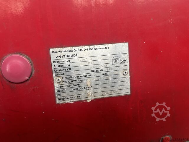 Loos 3200kg/h 13Bar inkl.Weishaupt Brenner Loos 3200kg/h 13Bar inkl.Weishaupt Brenner Loos 3200kg/h 13Bar inkl.Weishaupt Brenner