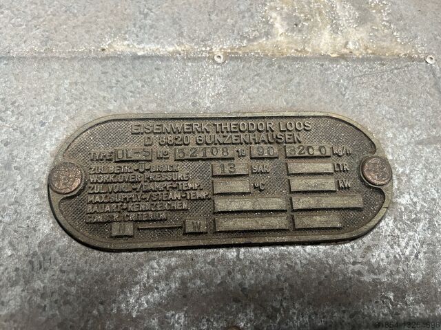 Loos 3200kg/h 13Bar inkl.Weishaupt Brenner Loos 3200kg/h 13Bar inkl.Weishaupt Brenner Loos 3200kg/h 13Bar inkl.Weishaupt Brenner