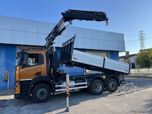 Dreiseitenkipper mit Kran Iveco X-WAY 480