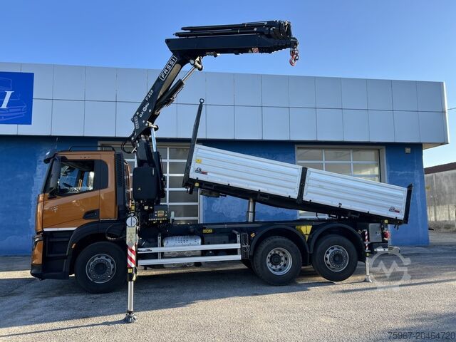 Dreiseitenkipper mit Kran Iveco X-WAY 480