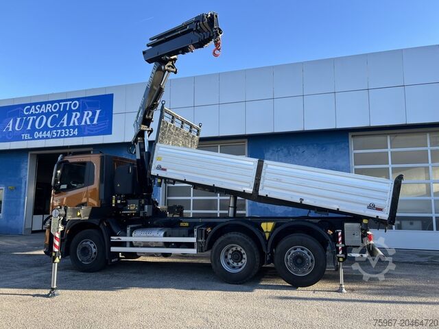 Dreiseitenkipper mit Kran Iveco X-WAY 480