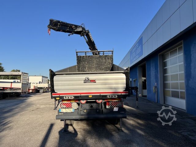 Dreiseitenkipper mit Kran Iveco X-WAY 480