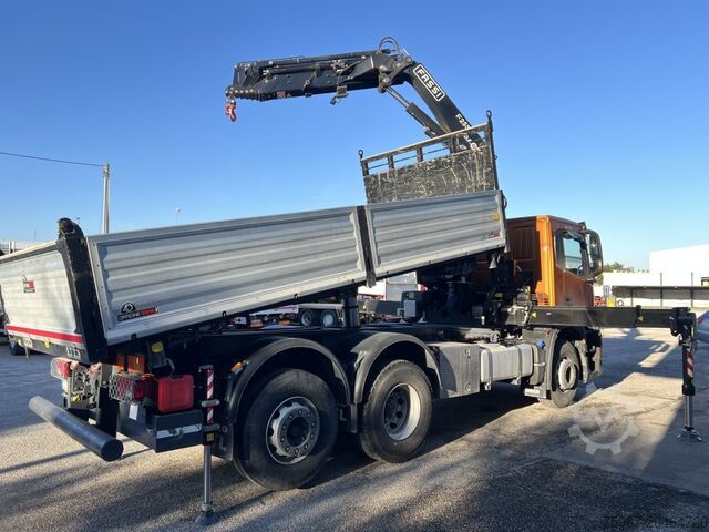 Dreiseitenkipper mit Kran Iveco X-WAY 480