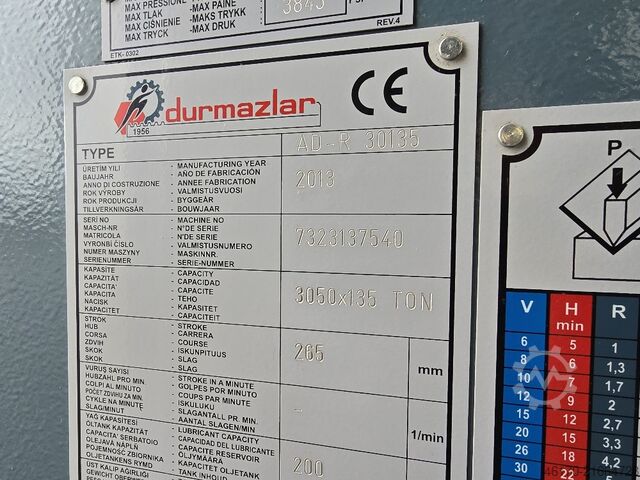 Abkantpresse DURMA AD-R 30135