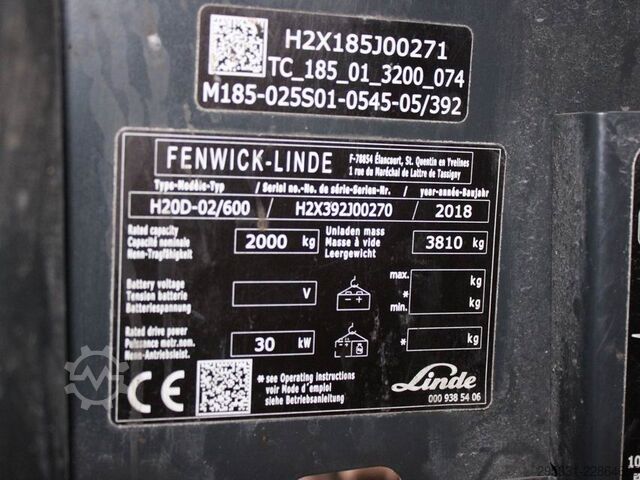 Diesel Forklift Linde H 20 D