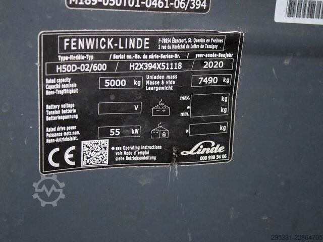 Diesel Forklift Linde H 50 D