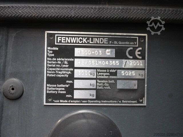 Diesel Forklift Linde H 30 D-03  351