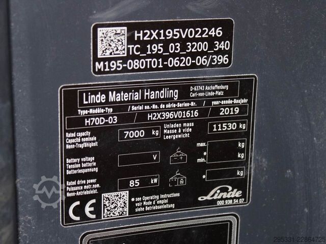 Diesel Forklift Linde H 70 D-03  396