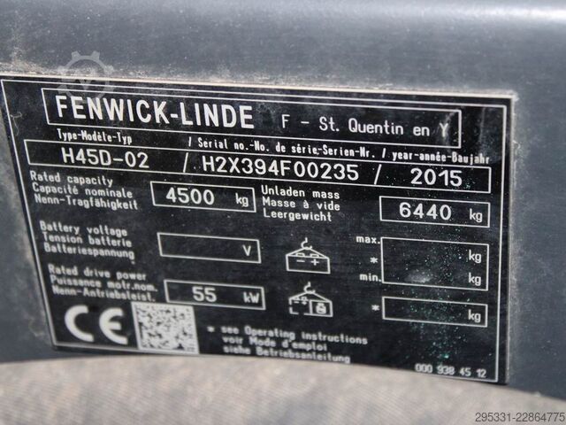 Diesel Forklift Linde H 45 D-02 394