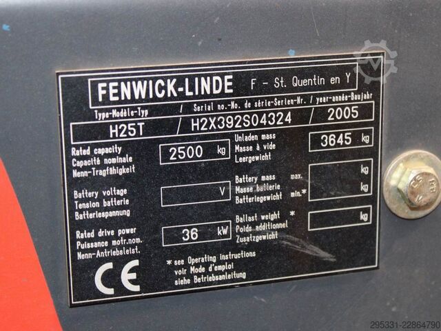 LPG Forklifts Linde H 25 T  392