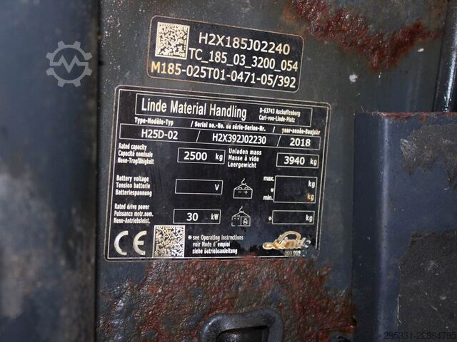 Diesel Forklift Linde H 25 D-02  392