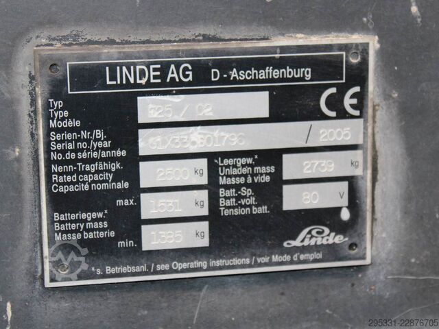 Elektro 4 Rad-Stapler Linde E 25-02  336