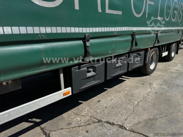 Auflieger mit Pritsche & Plane H&W HWDPSS32 Curtainsider 2-Achser