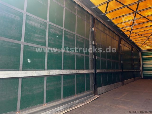 Auflieger mit Pritsche & Plane H&W HWDPSS32 Curtainsider 2-Achser