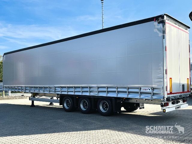 Open semitrailer with tarp Schmitz Cargobull Curtainsider Mega Getränke