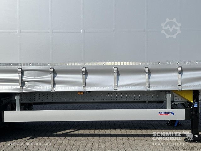 Open semitrailer with tarp Schmitz Cargobull Curtainsider Mega Getränke
